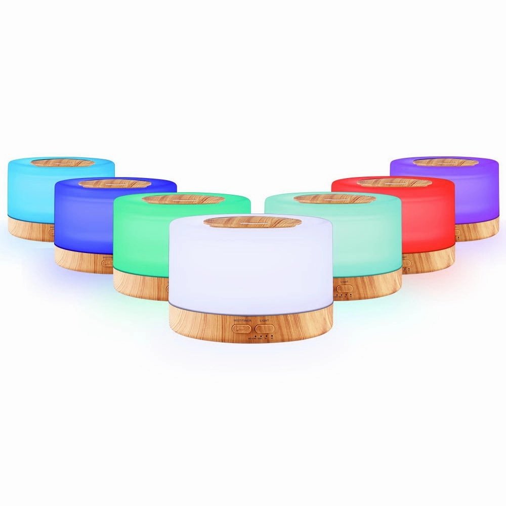 Hot Price Drop Devanti Aroma Diffuser Aromatherapy Light Wood 500Ml
