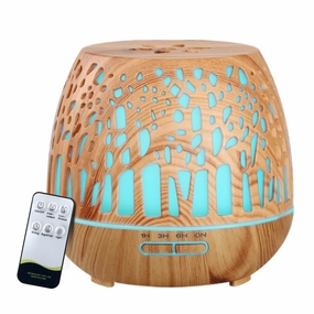 MustHave Deals Special Price Offer Devanti Aroma Diffuser Aromatherapy Wood Grain 400Ml