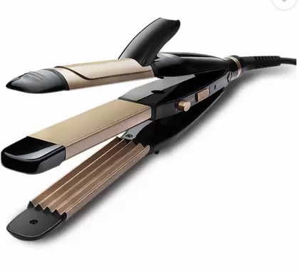 Today Only Discount Hot Picks Today Nova 3 In 1 Hair Styler- Straightener, Curler & Crimper Nhs 803 Hair Straightener  (Black, Gold)