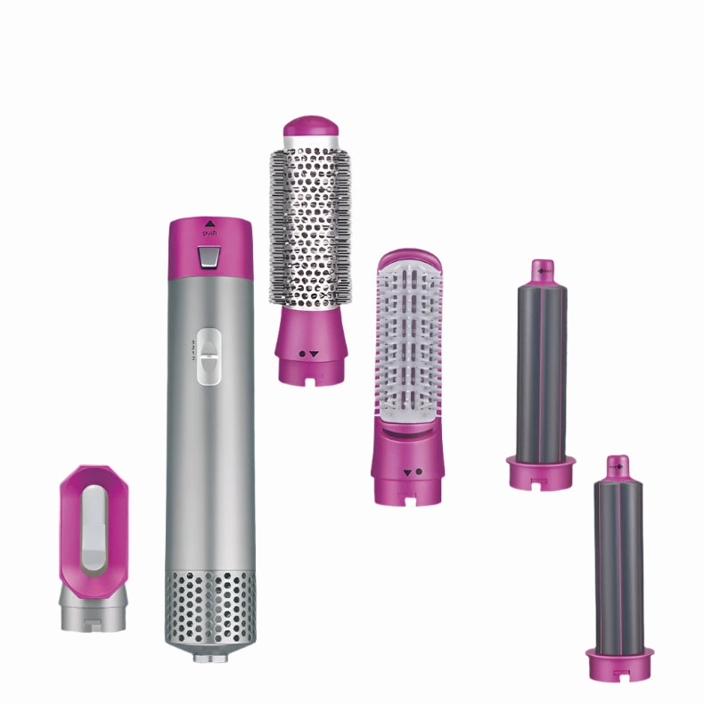 Enzo Hair Styler Hot Air Brush, 1000Watts, Pink Clearance Sale