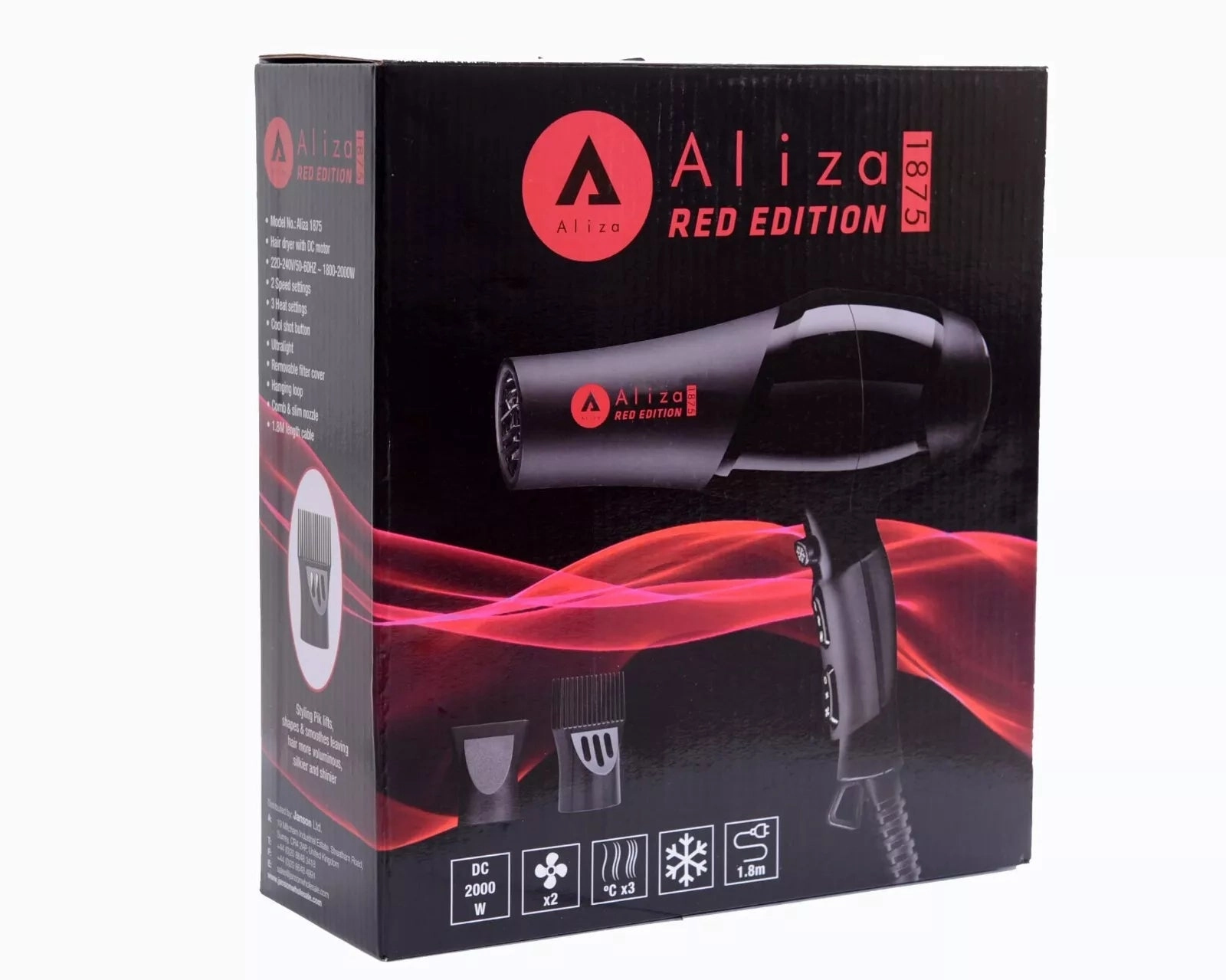 Aliza Professional Hair Dryer Red Edition 1875 Save More Online