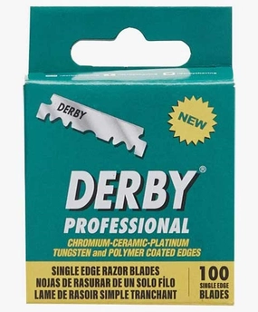 Derby Professional Single Edge 100 Razor Blades Limited Edition Offer Exclusive Hot Pick
