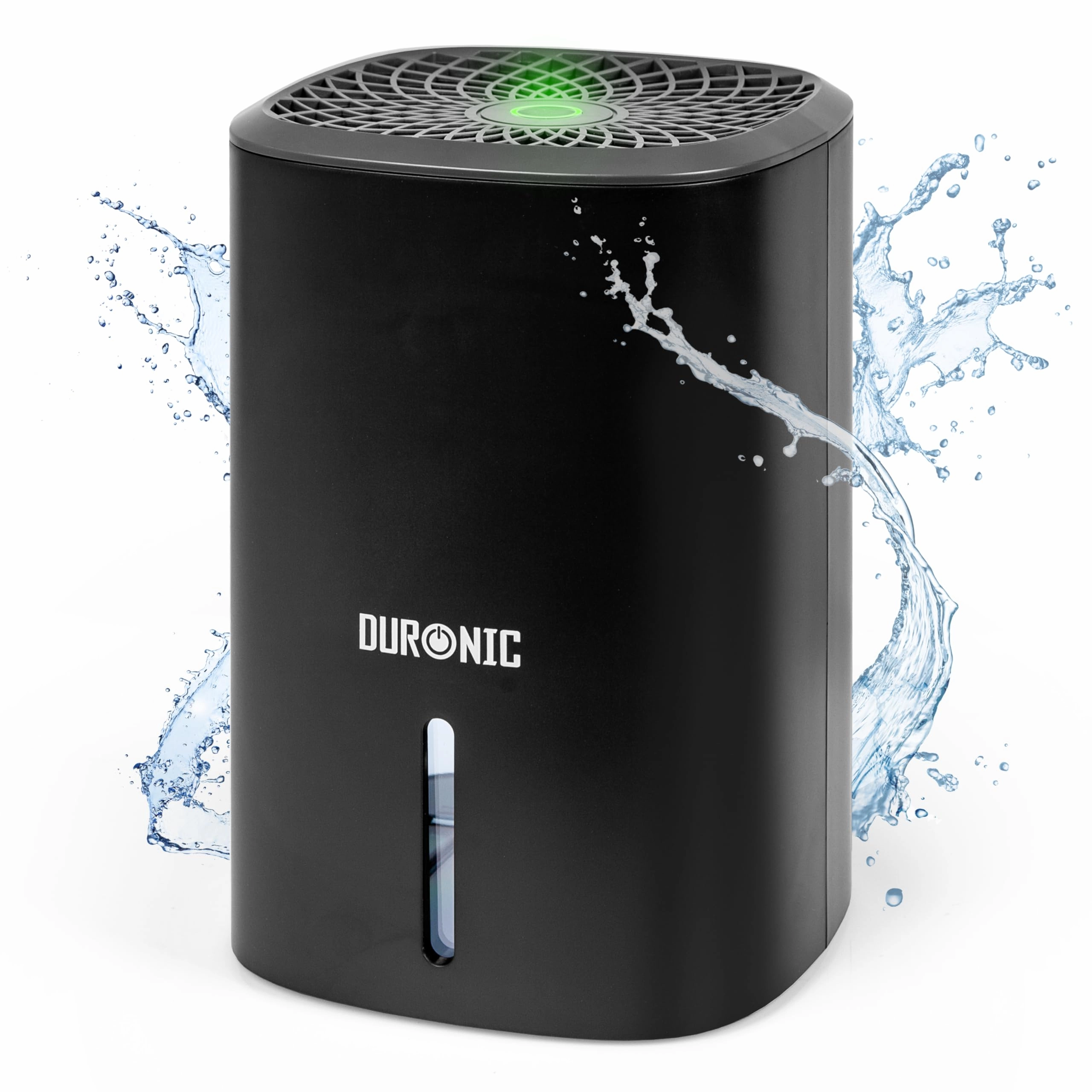 Hot Offer Inside Duronic Compact Eco-Efficient Dehumidifier Dh06, 0.8L Capacity, Prevent And Absorb Excess Moisture, Mould, For Home, Kitchen, Bedroom, Garage Black