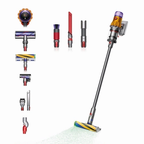 Grab It Before Gone Mega Discount Event Dyson V12 Detect Slim Absolute Cordless Vacuum Cleaner With Detail Cleaning Accessory Kit Yellow Nickel V12-2023Kit