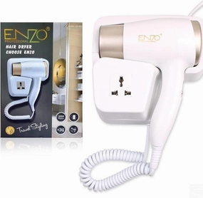 Hot Pick Online Enzo Bathroom Hair Dryer 1800-2000 Watts, White
