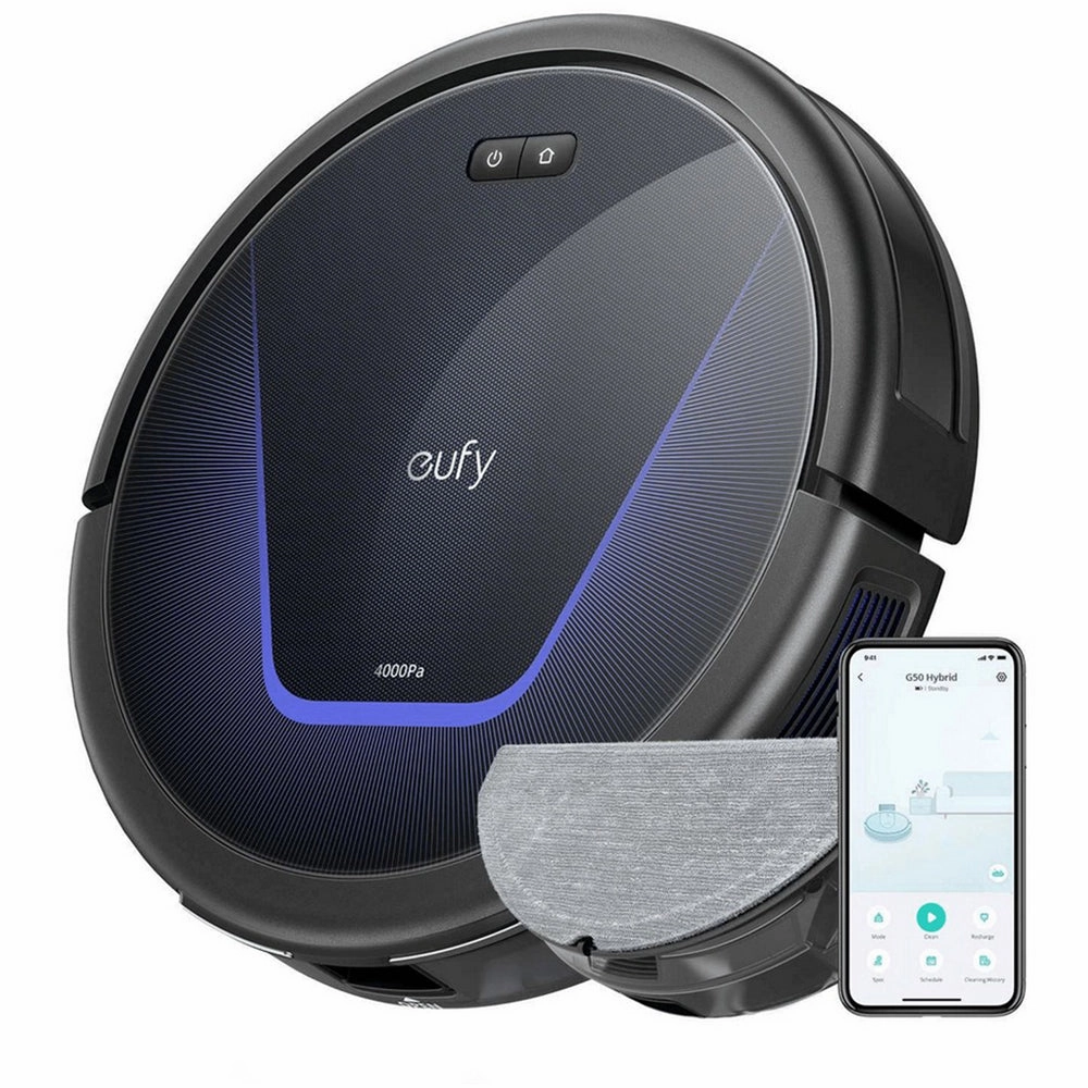Eufy G50 Hybrid T2212V11 Robotic Vacuum And Mop With Auto-Detangle Brush - Clearance MustHave Steals Special Online Offer
