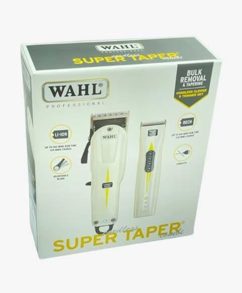 Wahl Super Taper Cordless Clipper And Trimmer Combi Set Save Today Only