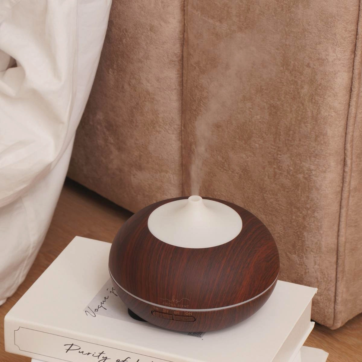Sweet Deal Today Aurora'S Dew Aroma Diffuser 300Ml (Dark Wood)