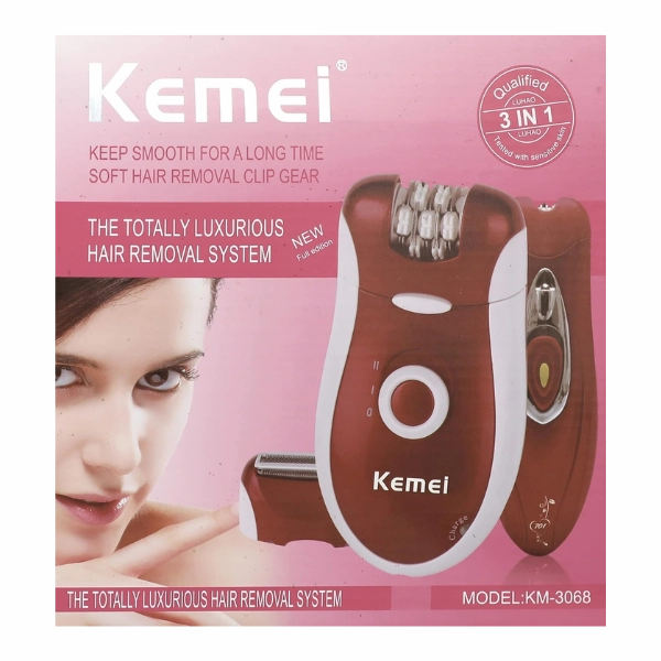 Biggest Savings Now Special Online Offer Kemei Soft Hair Removal Trimmer Shaver And Epilator For 3In1 Km-3068