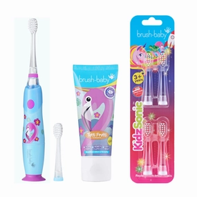 MustHave Deals Trending Deals Today Flamingo Kidzsonic? Kids Electric Toothbrush Gift Set