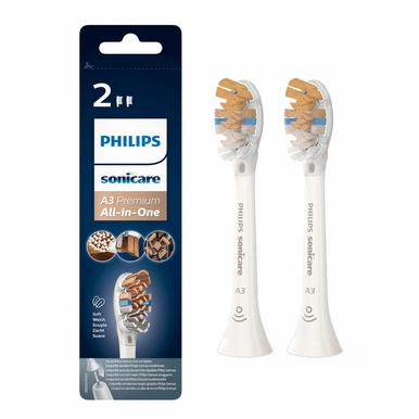 Flash Discount Today Big Sale Today Philips Sonicare A3 Premium All-In-One Brush Heads White