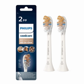 Flash Discount Today Big Sale Today Philips Sonicare A3 Premium All-In-One Brush Heads White