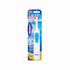 Mega Savings Now Wisdom Whitening Spin Brush (Battery Powered Toothbrush)
