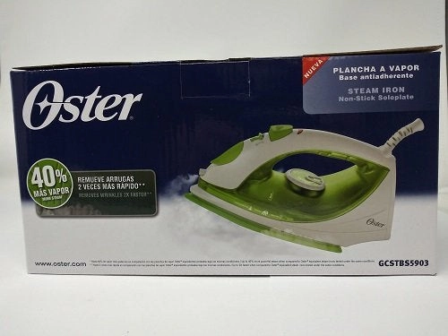 Oster Gcstbs5903-053 Light Green Steam Iron 220 Volts (Not For Usa - European Cord) Limited Time Sale