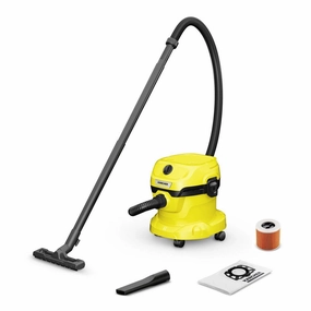 Shop the Best Deals Karcher Wd 2 Plus Wet And Dry Vacuum Cleaner - Yellow
