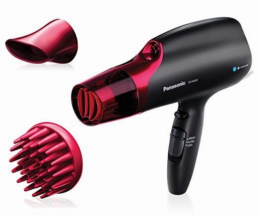 Panasonic Eh-Na65-K Nanoe Hair Dryer, Professional-Quality With 3 Attachments Including Quick-Dry Blow Dry Nozzle For Smooth, Shiny Hair 220V Deal of the Day