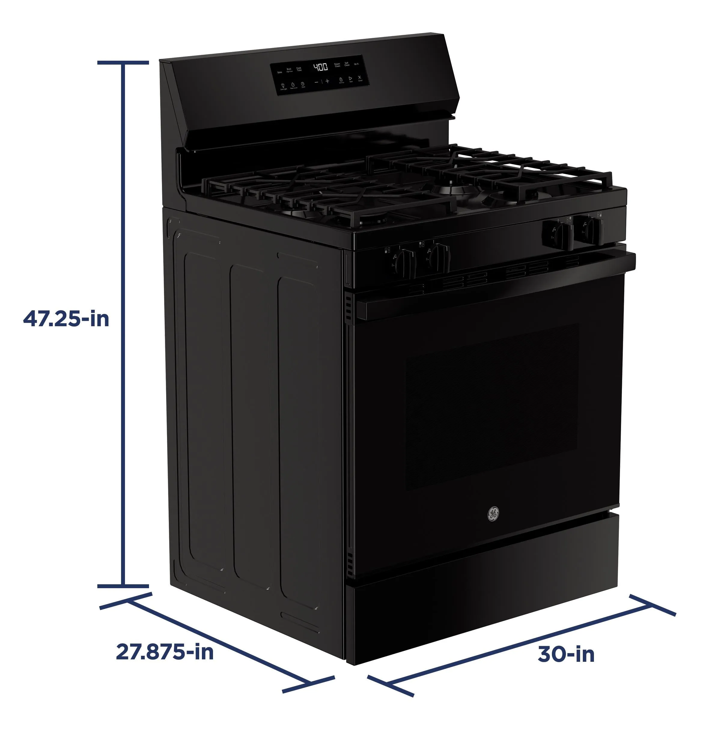 Ge Appliances GGF400PVBB Ge 30" Free-Standing Gas Range