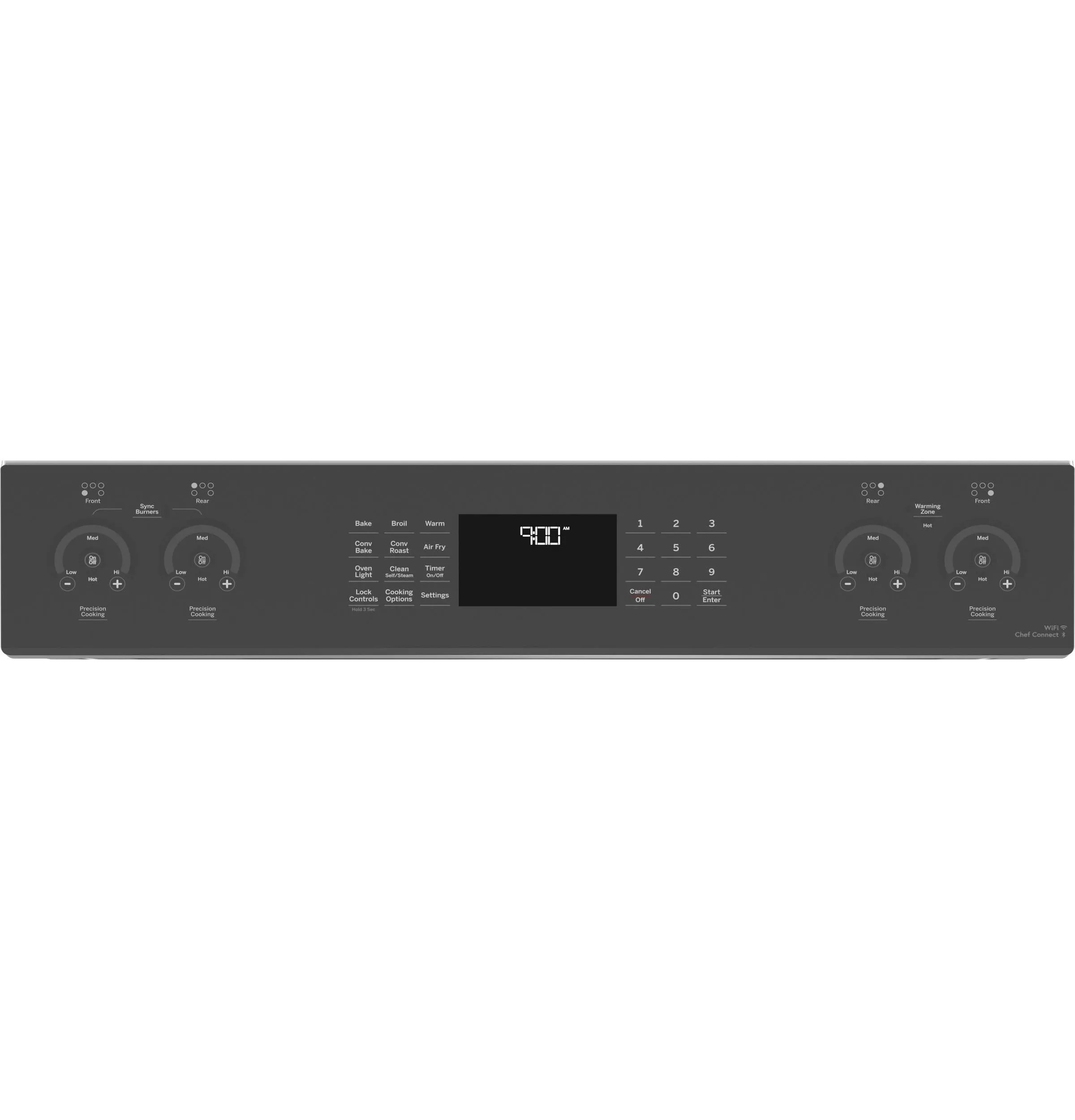 Ge Appliances PHS93EYPFS Ge Profile&#8482; Energy Star 30" Smart Slide-In Fingerprint Resistant Front-Control Induction And Convection Range With No Preheat Air Fry