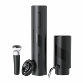 New Arrival Discount 5 In 1 Electric Wine Opener Gift Set With Wine Aerator