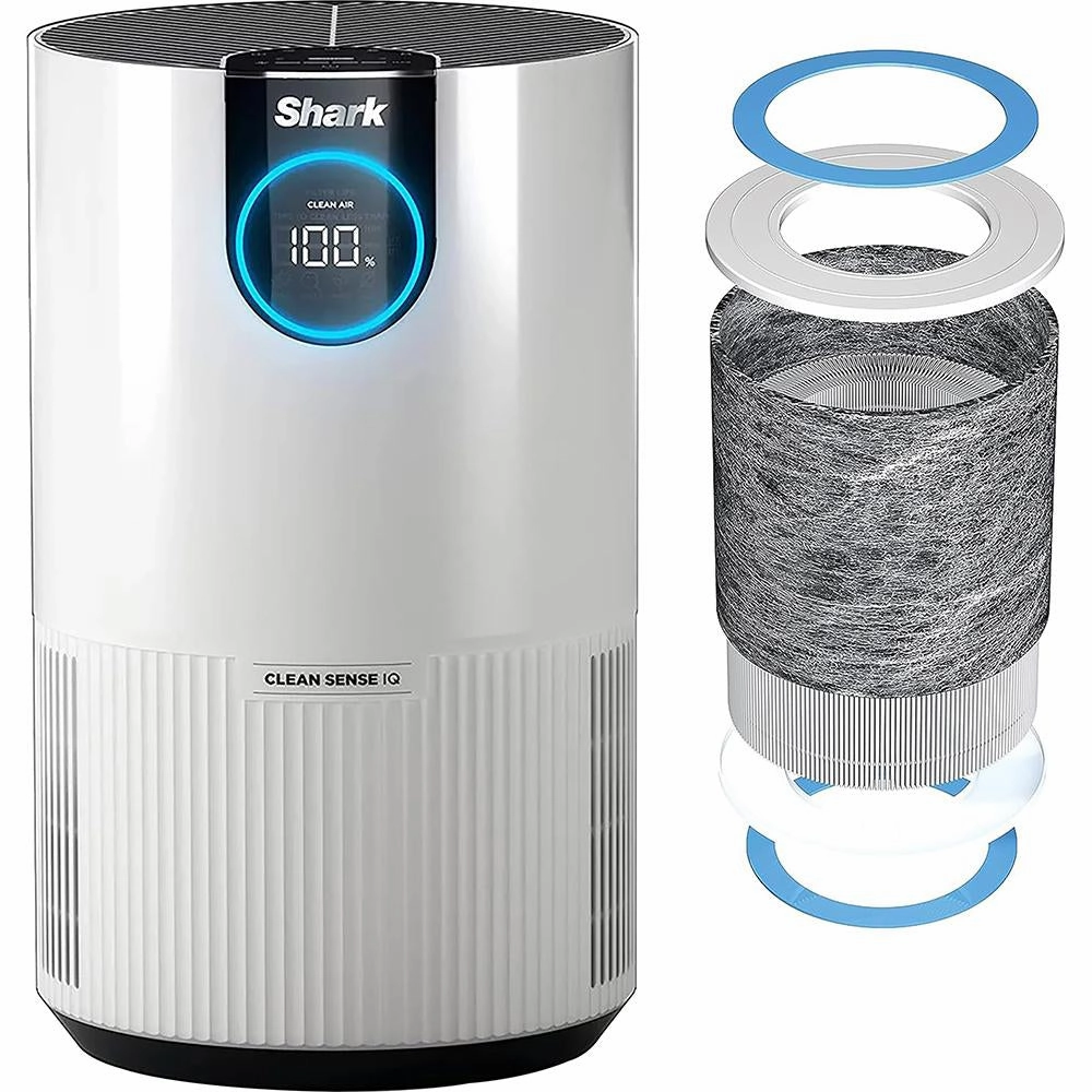 Hot Deals Today Shop Grab Savings Shark Hp200 Air Purifier Max With Nanoseal Hepa, Cleansense Iq - Refurbished