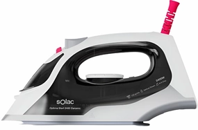 Save Today Only Dont Miss This Steal Solac Steam Iron, 2400Watts, Black & White