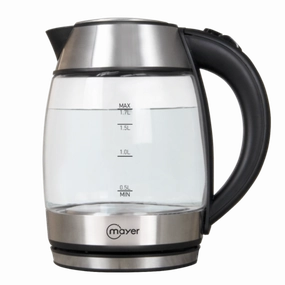 Mmekg170 1.7L Electric Glass Kettle Clearance Savings Now