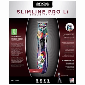 Trending Hot Deal Limited Stock Hot Deal Andis Slimline Pro Li Cord/Cordless Trimmer - Sugar Skull Design