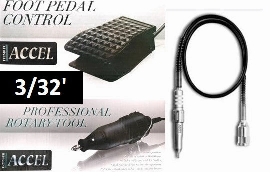 Accel Rotary Tool Set Machine 3/32' Hot Pick of the Day