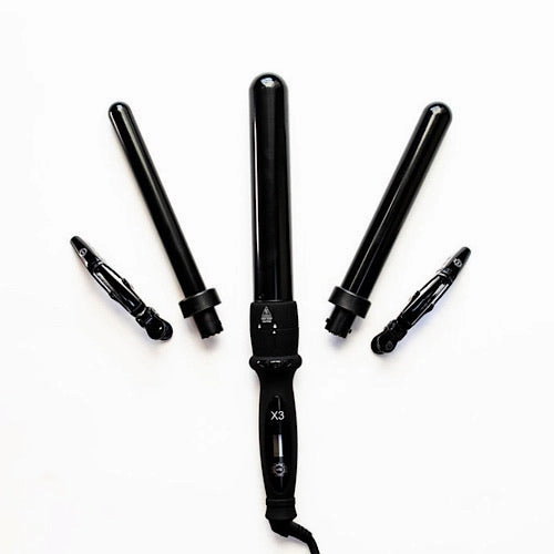 Hot Sale Frenzy H2D Black X3 Professional Curling Wand
