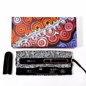 H2D Linear Ii Matt Black & Rose Gold Professional Hair Straightener Trending Now Offer
