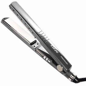 Hair Straightener Gray Premium Titanium 110V 465F - Lizze Instant Savings Inside