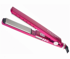 Save Today Event Hair Straightener Pro Nano Titanium Pink 1 1/4 Ceramic 220V 450F - Babyliss