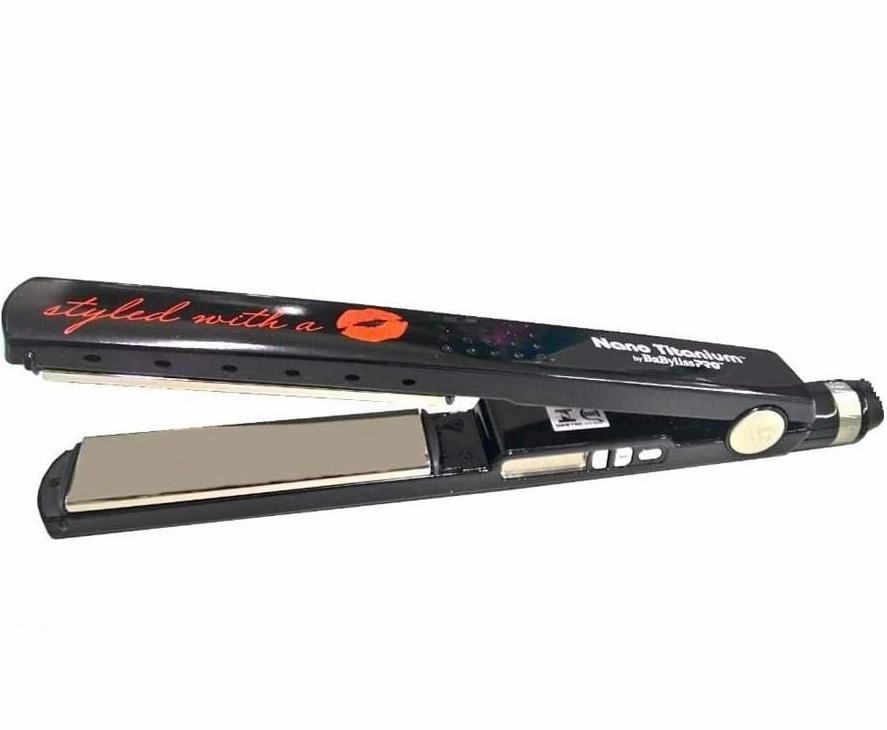 Hair Straightener Titanium Kiss Stylized 1 1/4 110V 450F Iron Board - Babyliss Deal of the Day