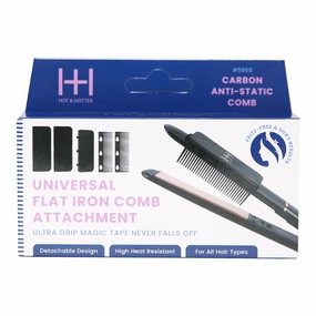 Hot & Hotter Universal Flat Iron Carbon Anti Static Comb Attachment Shop Save Big
