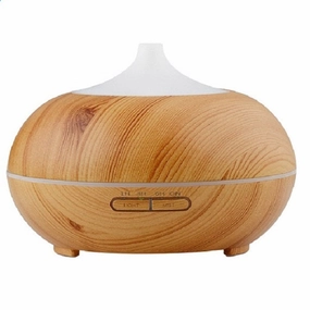 Flash Pick Today Todays Hot Savings 300Ml Aroma Diffuser Aromatherapy Wood Grain Essential Oil Diffuser Ultrasonic Cool Mist Humidifier For Office Home