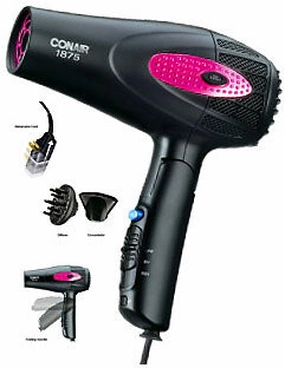 Conair 260P 1850 Watts Hair Dryer 220 Volts Grab Your Hot Pick