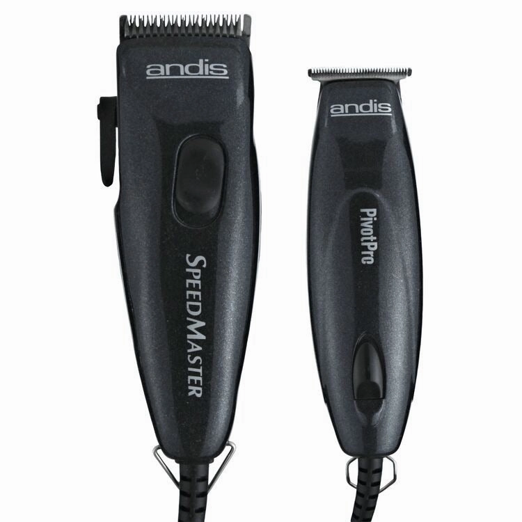 Andis Pivot Motor Combo Adjustable Blade Clipper And Trimmer Set (Black) Best Price Today Big Savings Alert
