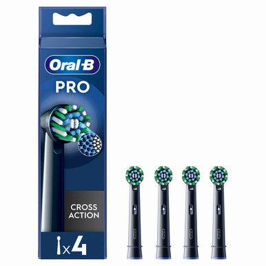 Sweet Deal Inside Oral-B Cross Action Refill Head Black 4 Heads