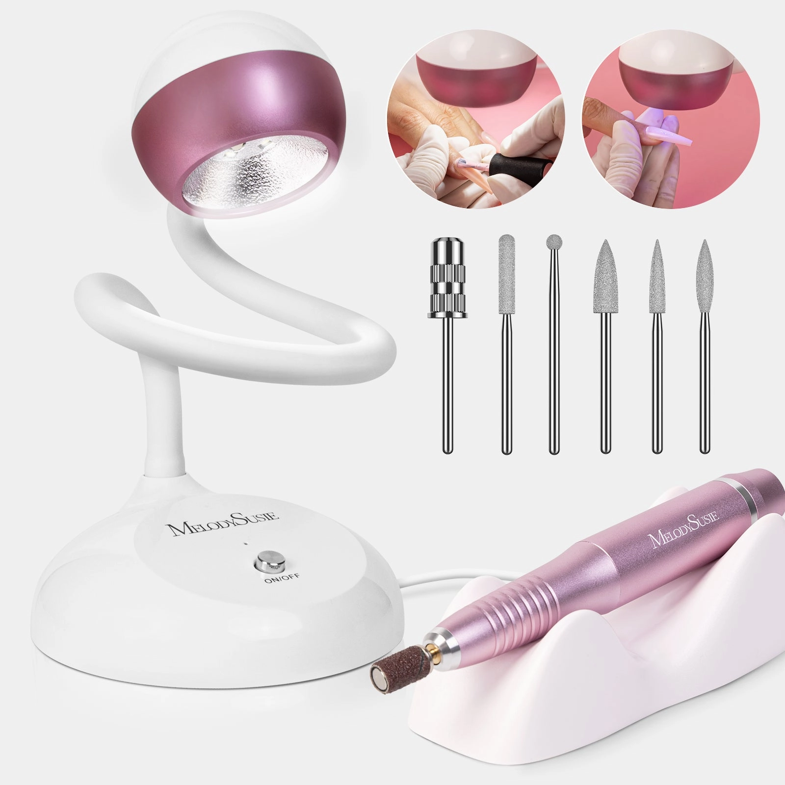 Hot Offer Inside Xc150D 3 In 1 Nail Drill With Nail Art Lamp
