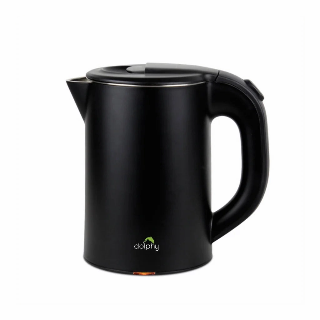 Todays Best Deal 0.8L Stainless Steel Electric Kettle Black