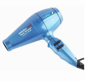 Pro Nano Titanium Portofino 6600 Blue Dryer 2000W 220V - Babyliss Today Only Savings