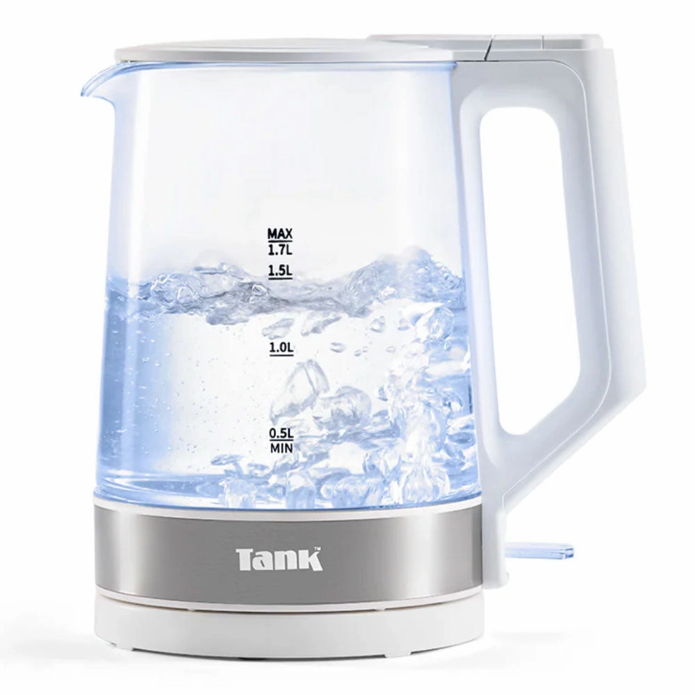Tank Glass Kettle Kg-2318 1.7L 1850W - White Dont Miss This Offer