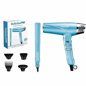Clearance Event Alert Dont Wait Save Today Babylisspro Nano Titanium Dual Iconic 1 1/4" Flat Iron & Hair Dryer Gift Set