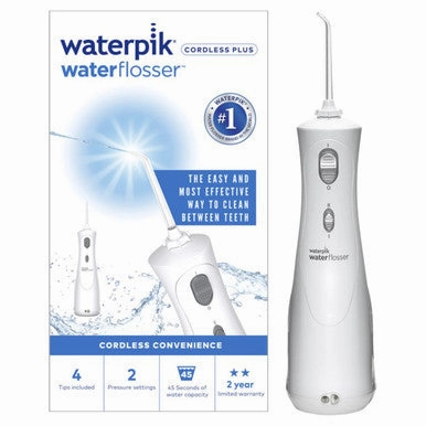 Exclusive Hot Pick Waterpik Water Flosser Cordless Plus White
