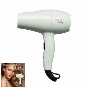 Silver Bullet Metallic Baby Dryer 1200W - White Special Steal Event Shop Todays Picks