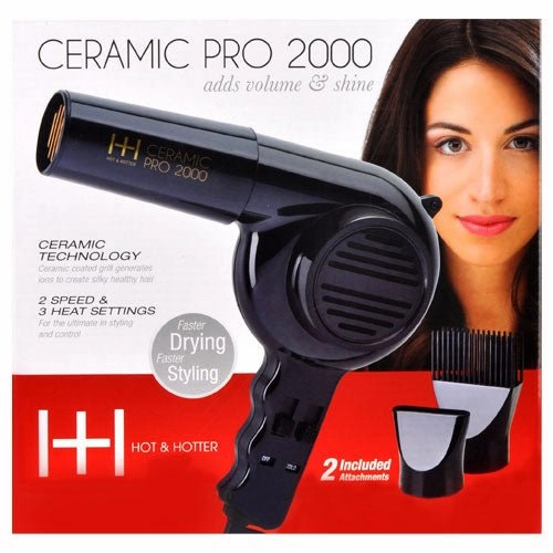 Hot & Hotter Ceramic Pro-2000 Dryer With Extra Piks Hot Deals Today