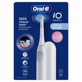 Online Exclusive Savings Hot Pick of the Day Oral-B Io2 White Electric Toothbrush   Travel Case