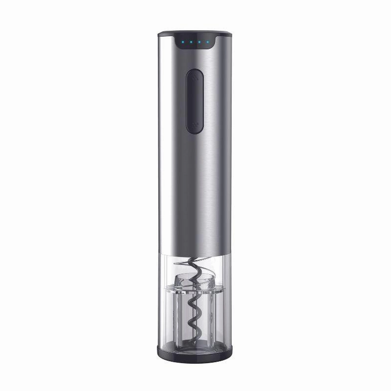 Luxury Silver Rechargeable Electric Wine Opener Best Seller Discount