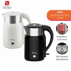 Limited Time Steal Hot Deal Alert Iona 1.8L Stainless Steel Electric Kettle Glk1826