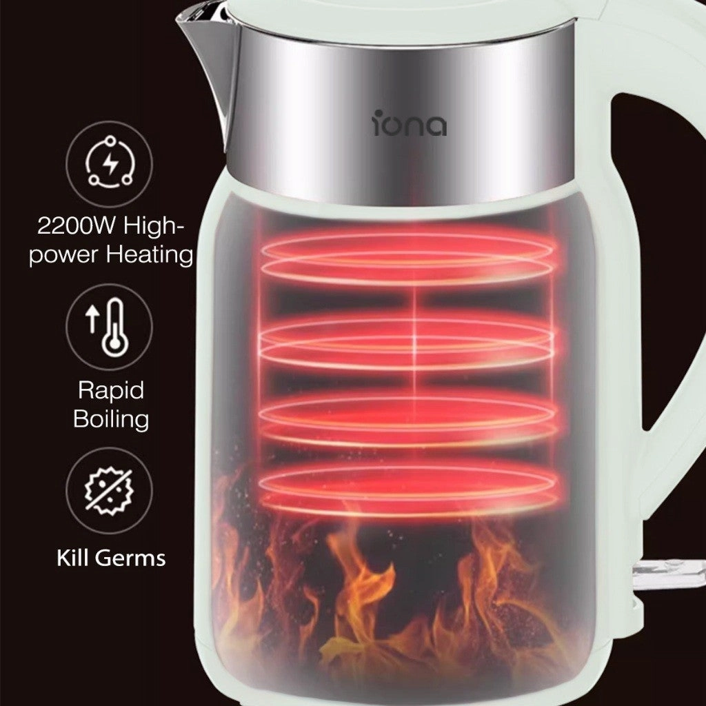 Gift Sale Event Shop Smart Save Iona 1.8L Stainless Steel Electric Kettle Glk1826
